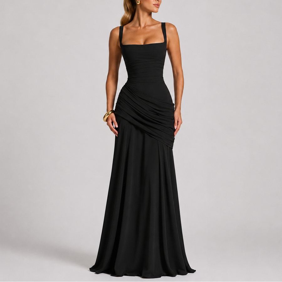 Langes Damenkleid für besondere Anlässe