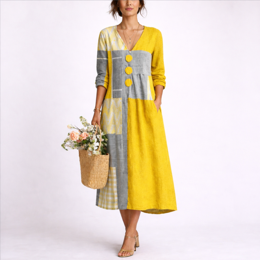 Damen-Midikleid für die Freizeit