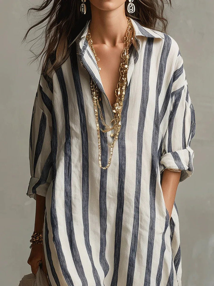 Abito camicia lungo da donna per le giornate estive