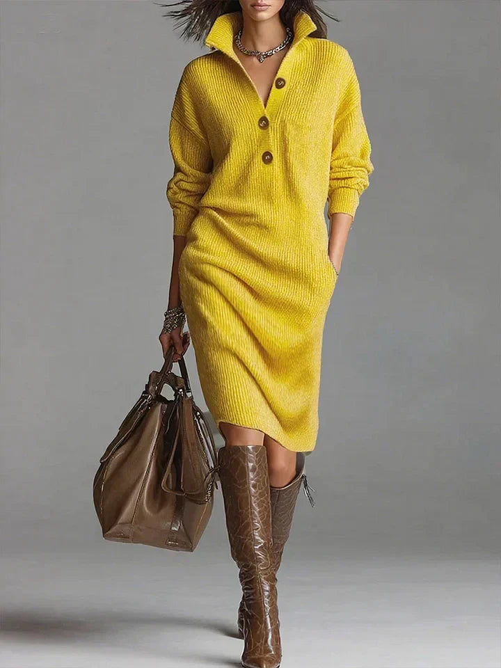 Abito in maglia da donna per le giornate fresche