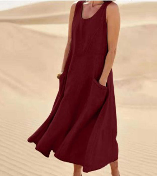 Abito maxi da donna per giornate estive