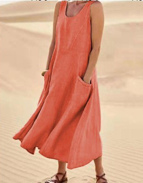 Abito maxi da donna per giornate estive