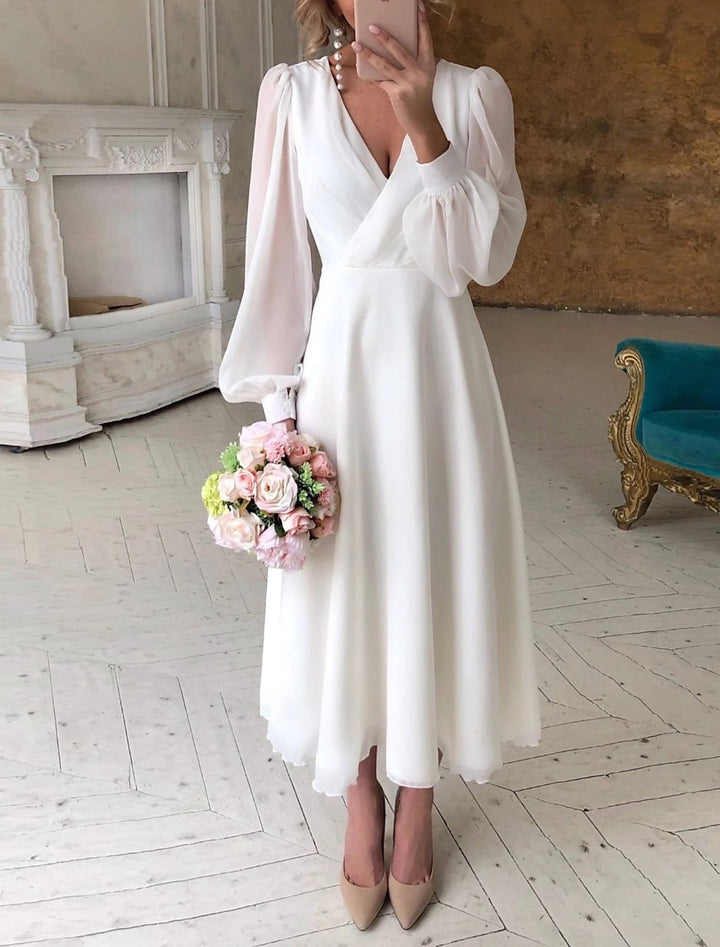 Abito midi da donna per cerimonie ed eventi speciali