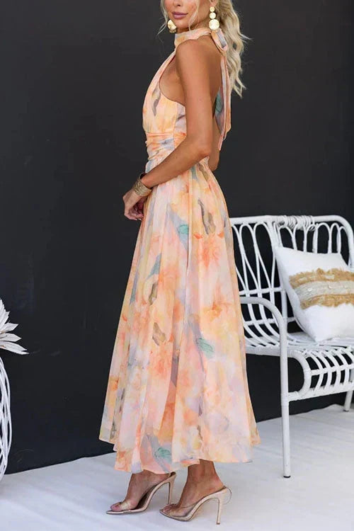 Abito midi da donna per eventi e occasioni estive
