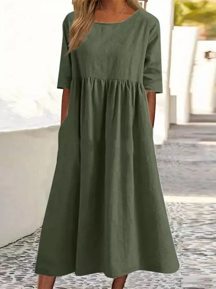 Abito midi da donna per giornate estive