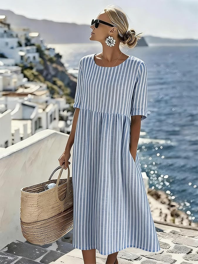 Abito midi da donna per giornate estive 