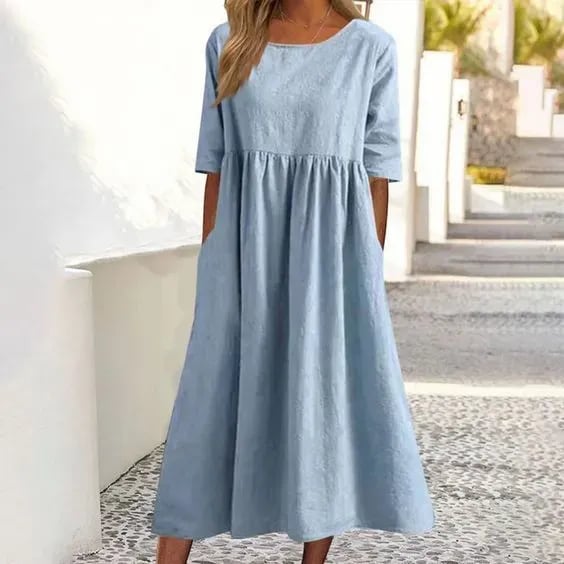Abito midi da donna per giornate estive