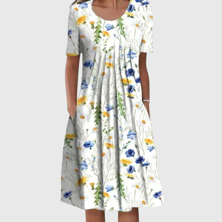Abito midi da donna per giornate estive