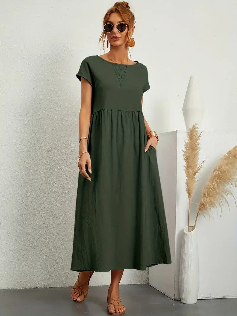 Abito midi da donna per giornate estive