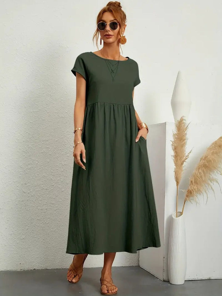 Abito midi da donna per giornate estive