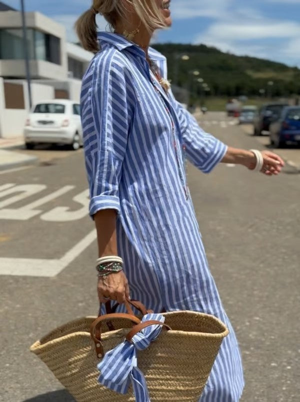Abito midi da donna per giornate estive