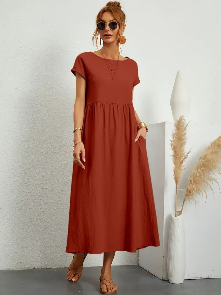 Abito midi da donna per giornate estive