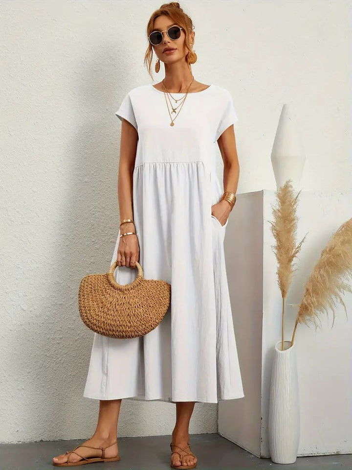 Abito midi da donna per giornate estive