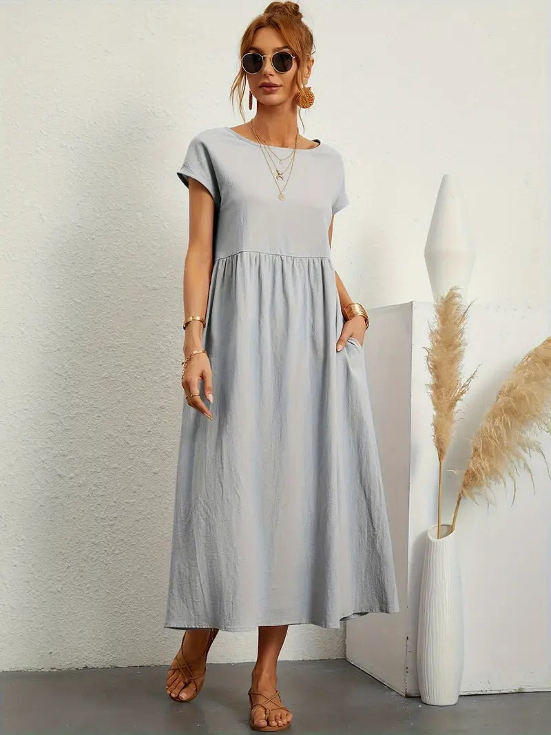 Abito midi da donna per giornate estive