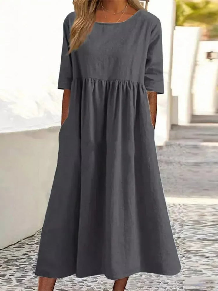 Abito midi da donna per giornate estive