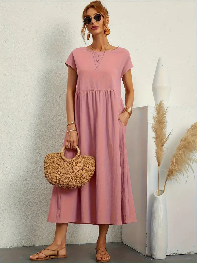 Abito midi da donna per giornate estive