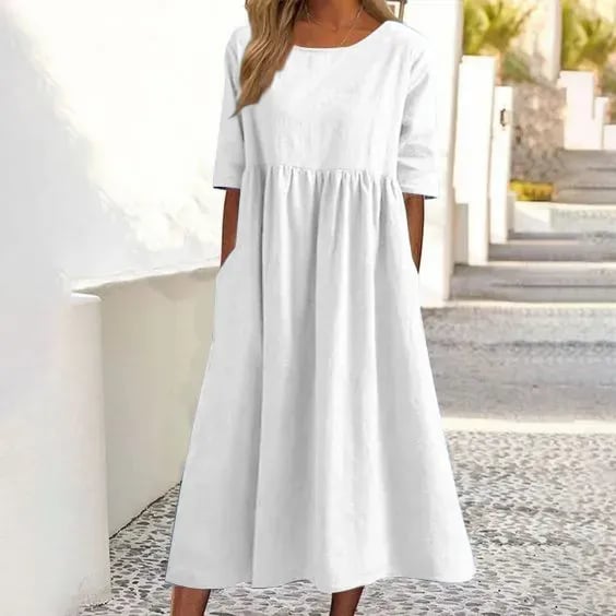 Abito midi da donna per giornate estive
