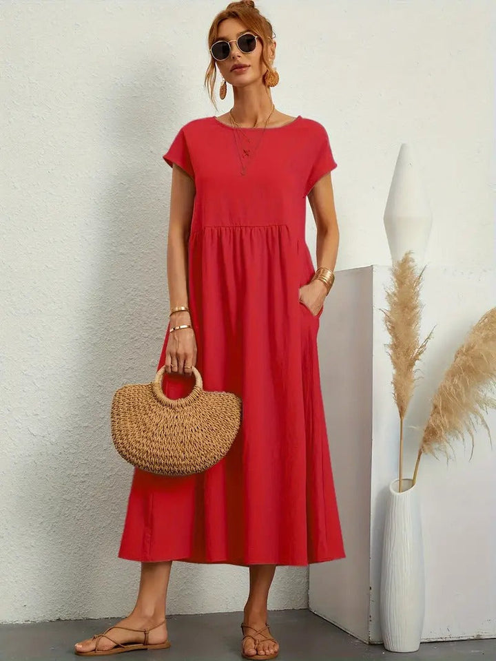 Abito midi da donna per giornate estive