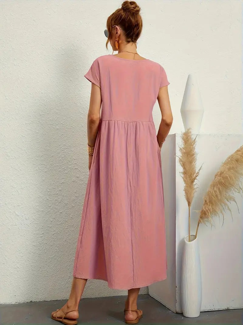 Abito midi da donna per giornate estive