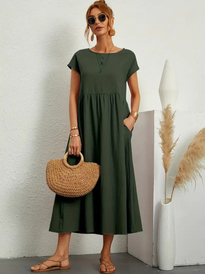 Abito midi da donna per giornate estive