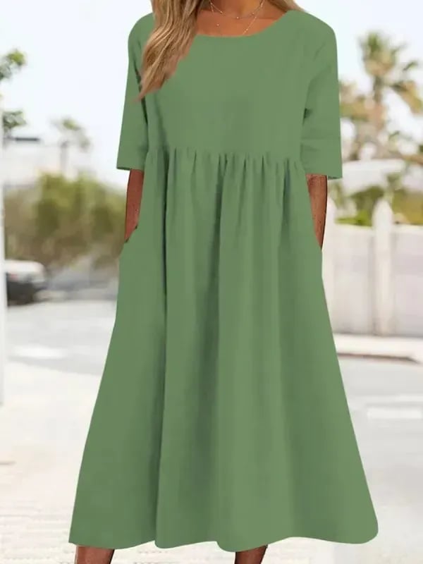 Abito midi da donna per giornate estive