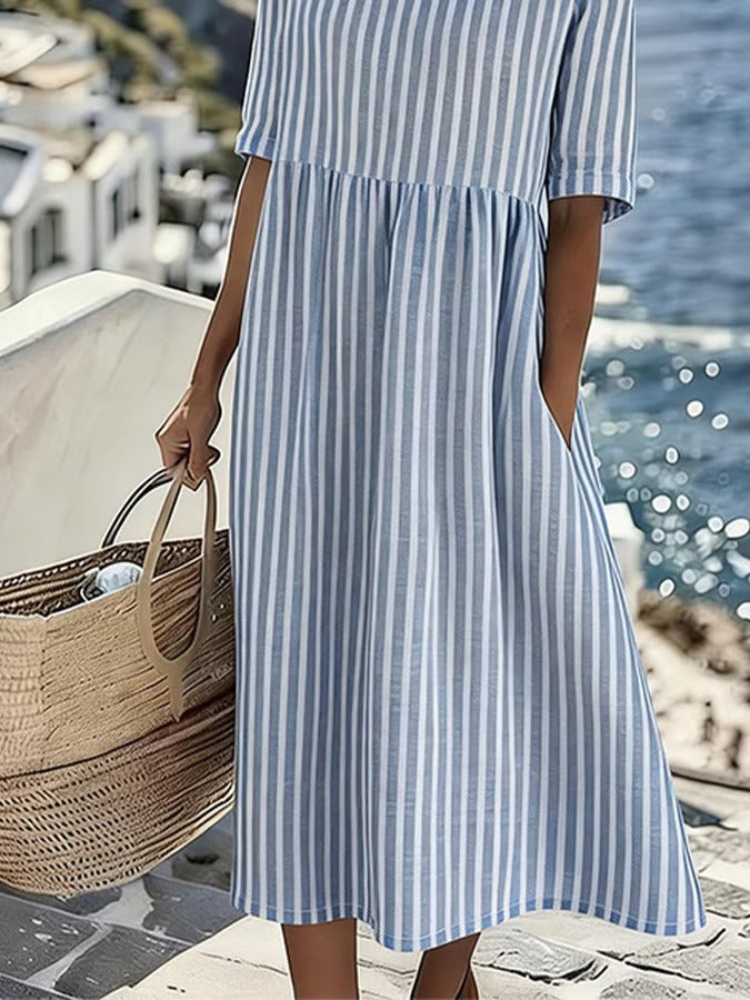 Abito midi da donna per giornate estive 