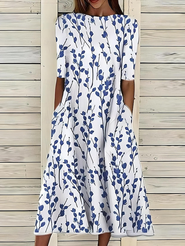 Abito midi da donna per il tempo libero