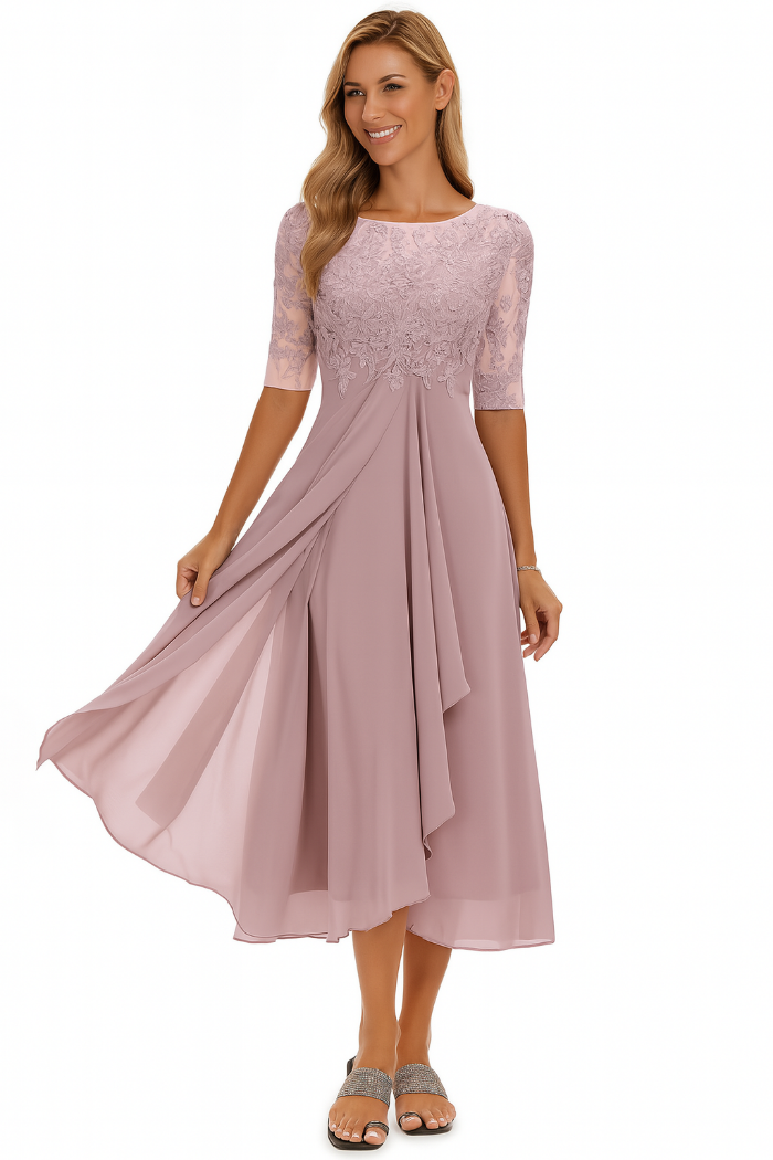 Abito midi da donna per occasioni eleganti