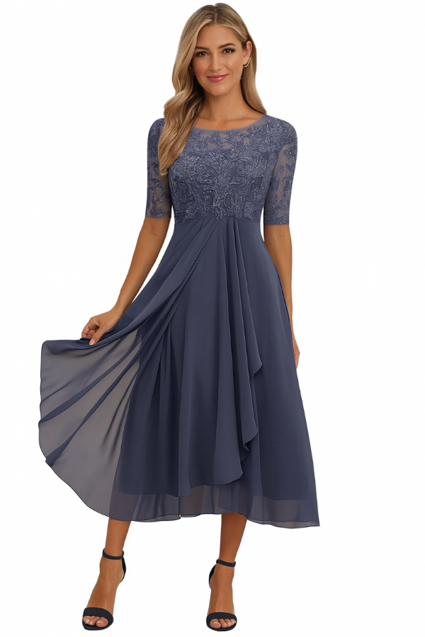 Abito midi da donna per occasioni eleganti