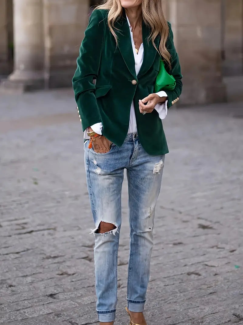 Blazer Donna Elegante per Abbinamenti Quotidiani
