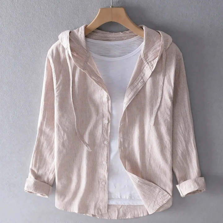 Camicia Donna con Cappuccio dalla Linea Fluida