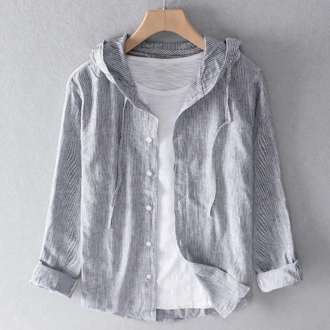 Camicia Donna con Cappuccio dalla Linea Fluida