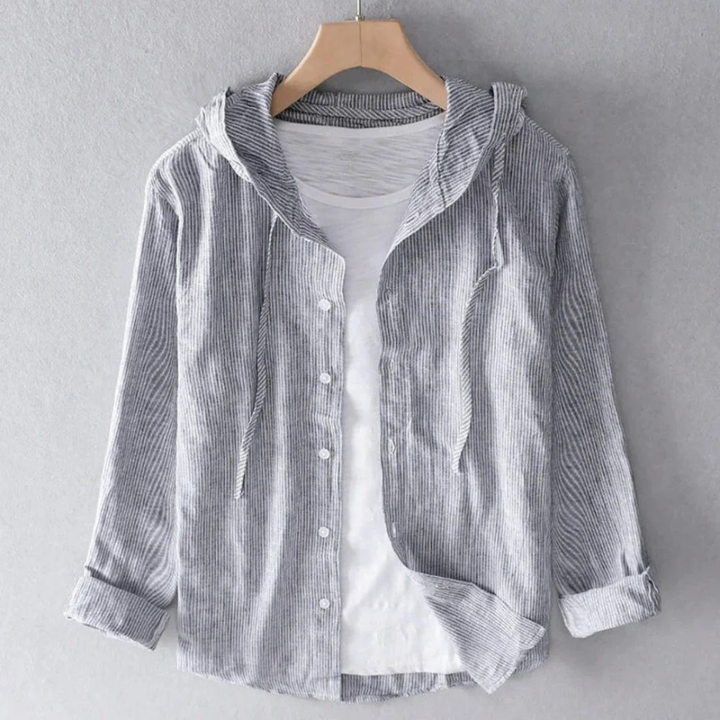 Camicia Donna con Cappuccio dalla Linea Fluida