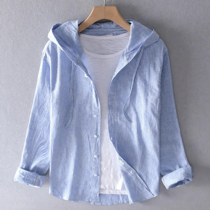 Camicia Donna con Cappuccio dalla Linea Fluida