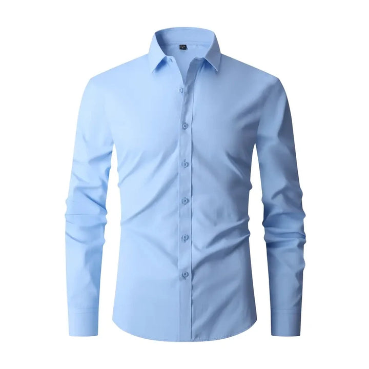 Camicia elegante da uomo in colore azzurro