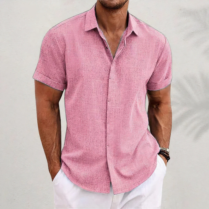 Camicia da uomo a maniche corte