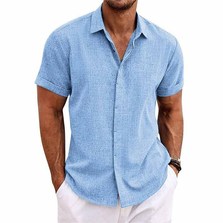 Camicia da uomo a maniche corte