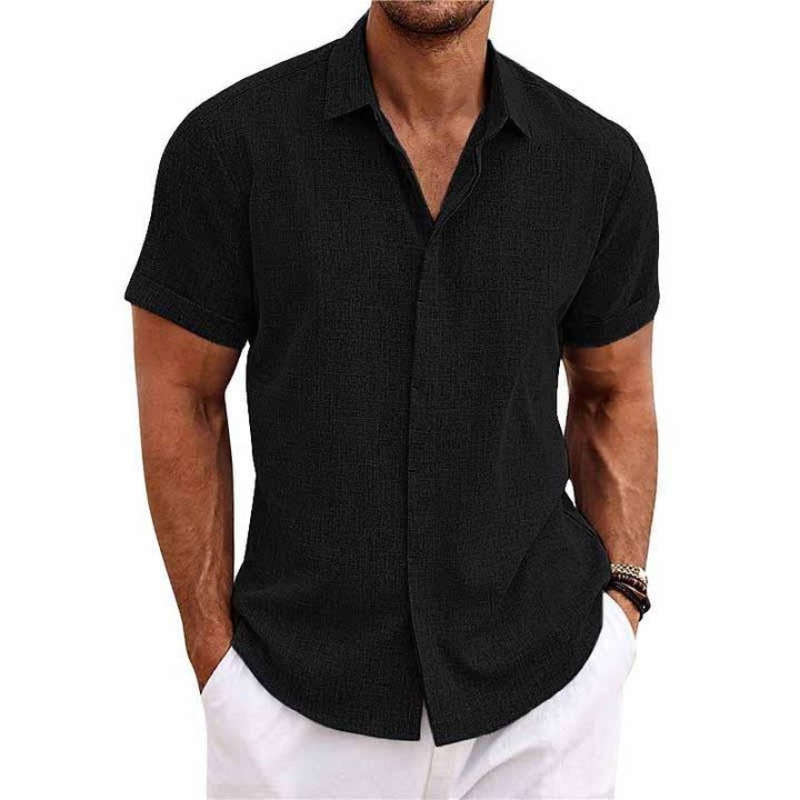 Camicia da uomo a maniche corte
