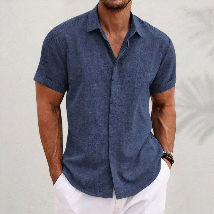 Camicia da uomo a maniche corte