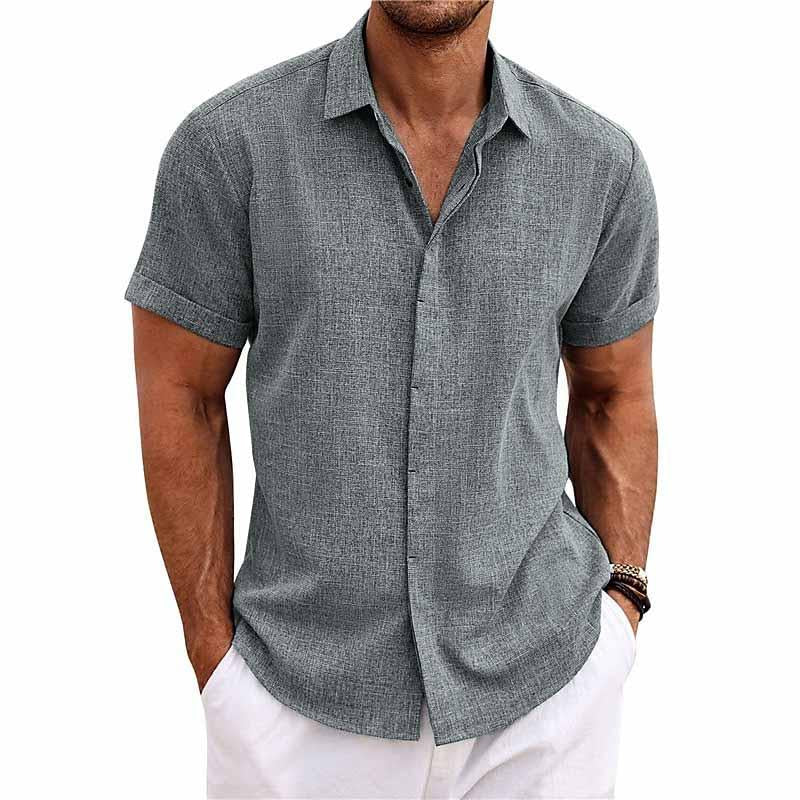 Camicia da uomo a maniche corte