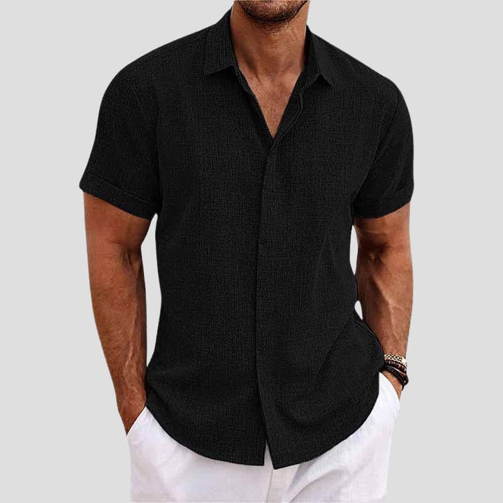 Camicia da uomo per giornate estive e incontri all’aperto