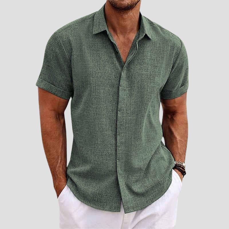 Camicia da uomo per giornate estive e incontri all’aperto