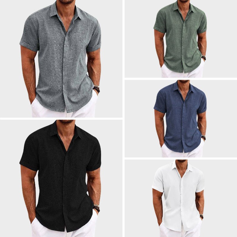 Camicia da uomo per giornate estive e incontri all’aperto