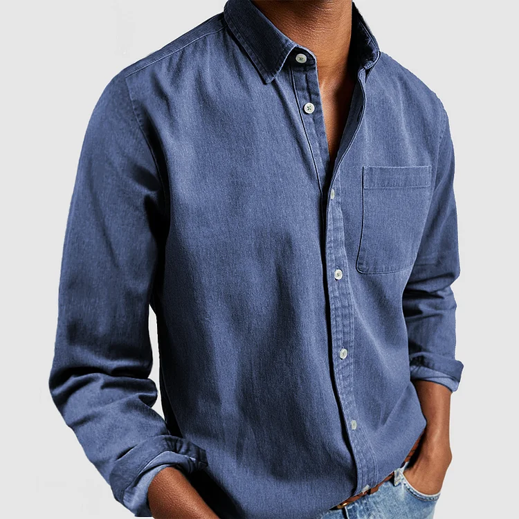 Camicia da uomo per incontri informali e giornate in città