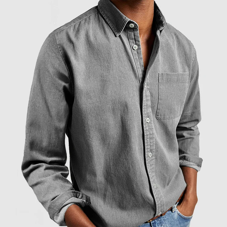 Camicia da uomo per incontri informali e giornate in città