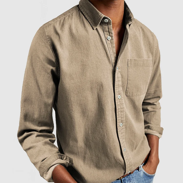 Camicia da uomo per incontri informali e giornate in città