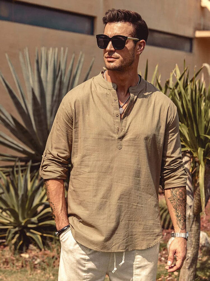 Camicia da uomo per tempo libero e giornate estive
