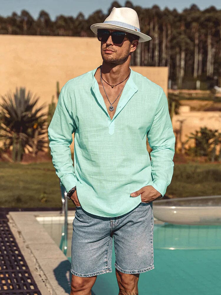 Camicia da uomo per tempo libero e giornate estive