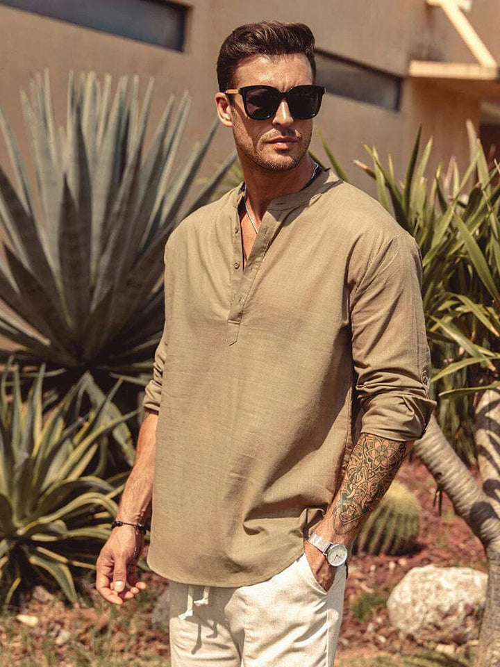 Camicia da uomo per tempo libero e giornate estive