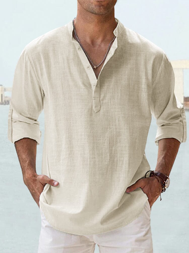 Camicia da uomo per vacanze e passeggiate estive